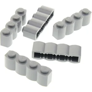 5x Lego brique de construction modifiée 1x4x1 nouveau-gris clair palis...Vendu parkaufland