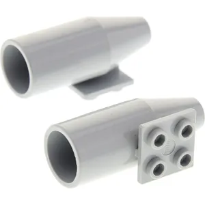 2x Lego Propulseur Boîtier nouveau-gris clair Plaque 2x2 Turbine Buse ...Vendu parkaufland