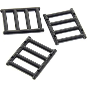 Comparateur de prix : 3x Lego Grille Clôture 1x4x3 noir Échelle Grille de fenêtre 21137 7101...