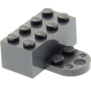 1x Lego Figurine Stand Aimant 2x4 nouveau-gris foncé pour mini figurin...Vendu parkaufland