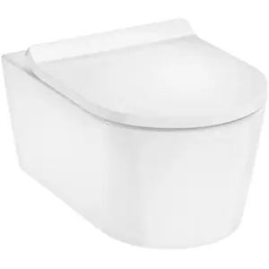 Comparateur de prix : hansgrohe EluPura S Cuvette suspendue avec AquaHelix Flush, 60344450,
