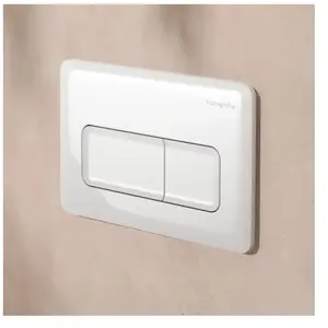 Hansgrohe iFrame Original Q - Plaque de déclenchement, blanc 66001450 pas cher