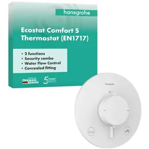 hansgrohe Ecostat Comfort S Mitigeur thermostatique bain-douche, 33718... pas cher