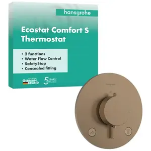 Hansgrohe - Ecostat Comfort s thermostat encastré pour 2 pas cher