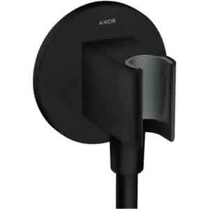 Comparateur de prix : AXOR FixFit Support de douchette avec raccord de flexible, 36733670,