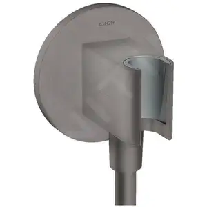 Comparateur de prix : AXOR FixFit Support de douchette avec raccord de flexible, 36733340,