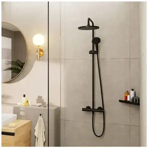 hansgrohe Vernis Blend Colonne de douche, Mitigeur thermostatique, 26426670,