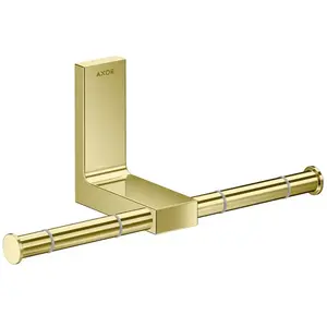 Hansgrohe AXOR Universal Rectangular Porte-rouleau de papier toilette, 42657990, pas cher