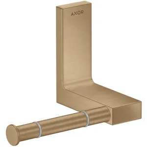 Hansgrohe AXOR Universal Rectangular Porte-rouleau de papier toilette, 42656140,Vendu paramazon