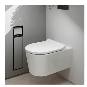 hansgrohe EluPura S Cuvette suspendue avec AquaFall Flush, 62020450,Vendu paramazon