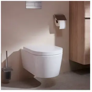 EluPura s - Abattant wc, SoftClose, blanc 60197450 - Hansgrohe pas cher