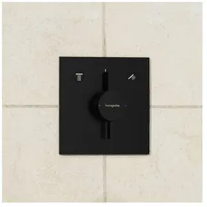 Hansgrohe DuoTurn E Mitigeur encastré 2 sorties, noir mat 75417670 pas cher