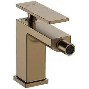 Tecturis e - Mitigeur de bidet avec vidage, bronze brossé 73200140 - Hansgrohe pas cher