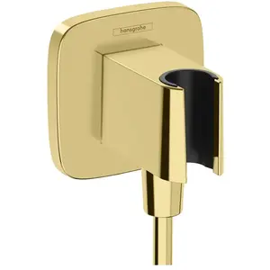 Comparateur de prix : Hansgrohe Fixfit Coude de raccordement avec support, doré 26887990