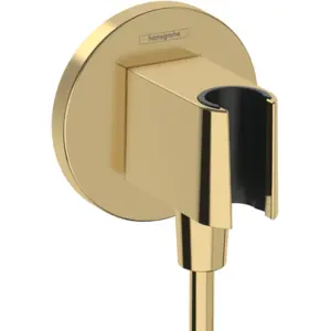 Comparateur de prix : Hansgrohe - Fixfit - Coude de raccordement avec support, doré 26888990