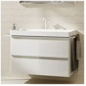 Comparateur de prix : hansgrohe Xelu Q Meuble sous-vasque, 2 tiroirs, 54031700,