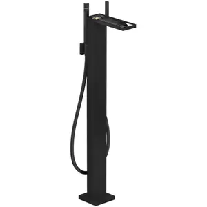 hansgrohe AXOR MyEdition 47442670 Mitigeur bain/douche mono-commande au sol, sans plaque, couleur : noir mat