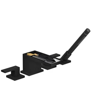 hansgrohe Kit complet Axor MyEdition Mitigeur lavabo 4 trous sans plaque noir mat