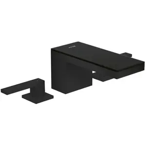hansgrohe AXOR MyEdition Mitigeur de lavabo 3 trous 70 avec bonde push-open 47050670, couleur : noir mat pas cher