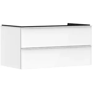 hansgrohe Xelu Q Meuble sous-vasque, 2 tiroirs, 54078700, pas cher