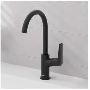 Hansgrohe Logis Mitigeur de lavabo, EcoSmart, noir mat 71131670 pas cher