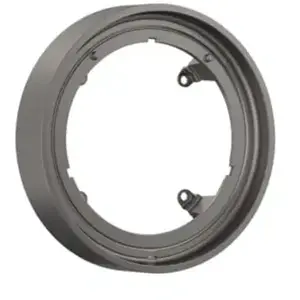 hansgrohe Rosette de rallonge 22 mm, 170 mm, ronde, chrome noir brossé
