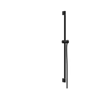 Unica - Barre de douche 10 cm, avec flexible, noir mat 24401670 - HansgroheVendu paramazon