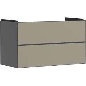 Comparateur de prix : hansgrohe Xevolos E Meuble sous-vasque, 2 tiroirs, 54183390,