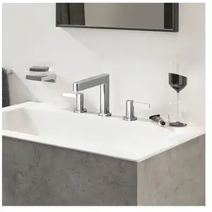 Hansgrohe Mélangeur de lavabo 3 trous 110, bonde Push-Open Finoris chromé TU pas cher