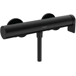 Mélangeur de douche Vivenis 75620670 apparent, noir mat - Hansgrohe pas cher