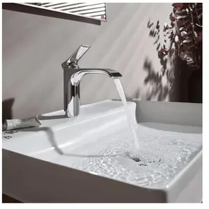 Comparateur de prix : Mitigeur lavabo Vivenis 110 avec tirette et vidage chromé Hansgrohe