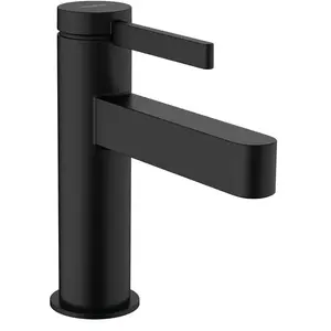 Mitigeur de lavabo HANSGROHE 100 - Noir mat - Bonde Push-Open pas cher