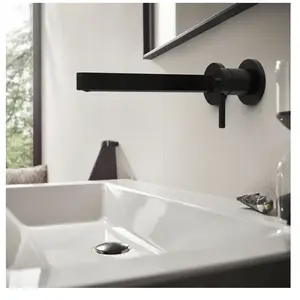 Comparateur de prix : Mitigeur de lavabo encastré Finoris noir mat Hansgrohe