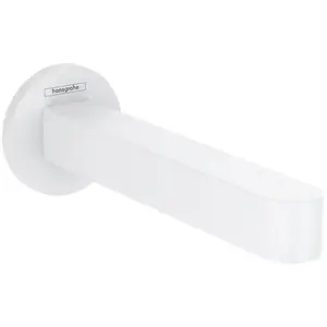 Finoris - Bec déverseur, blanc mat 76410700 - Hansgrohe pas cher
