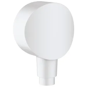 Comparateur de prix : hansgrohe Raccord mural Fixfit avec clapet anti-retour, blanc mat