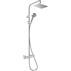 Comparateur de prix : Hansgrohe Colonne de douche thermostatique Vernis Shape 230 EcoSmart chromé TU