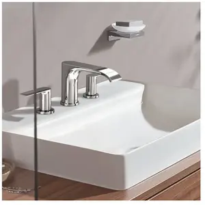 HANSGROHE Mélangeur de lavabo 3 trous 90 avec tirette et vidage chromé pas cher