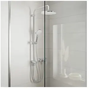 Comparateur de prix : Hansgrohe Colonne de douche ou bain douche sans mitigeur Vernis Blend 200 chromé