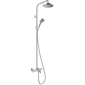 Comparateur de prix : Colonne de douche HANSGROHE 200 1jet avec mitigeur baignoire chromé