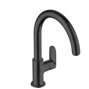 Comparateur de prix : Hansgrohe vernis mitigeur de cuisine blend m35 1 levier noir mat