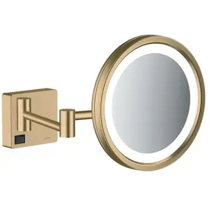 Hansgrohe Miroir de Rasage avec éclairage LED Bronze brossé AddStoris