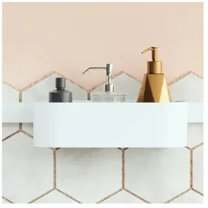 HANSGROHE Corbeille de rangement HANSGROHE profondeur 71 mm blanc mat pas cher