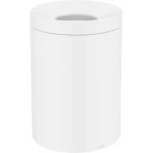 hansgrohe Axor Uni. Circular poubelle autoportante, blanc mat