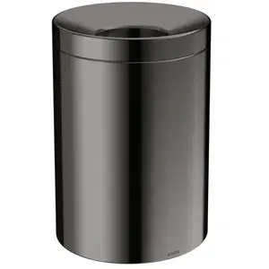 hansgrohe Axor Uni. Circular poubelle autonome, chrome noir poli
