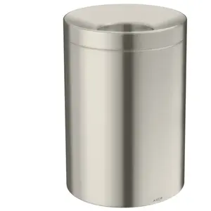 hansgrohe Axor Uni. Circular poubelle autonome, aspect inox