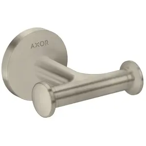 hansgrohe Axor Crochet à serviette double, fixation murale, nickel brossé pas cher