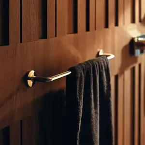 hansgrohe Porte-serviettes Axor Uni. Circular 600 mm, finition po gol opt, fixe, mural pas cher