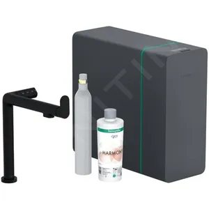 Comparateur de prix : hansgrohe Aqittura M91 Mitigeur de cuisine, avec système d'eau pétilla...