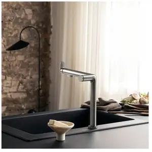 Comparateur de prix : hansgrohe Aqittura M91 Mitigeur de cuisine, avec système de filtration, 76804800,