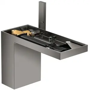 hansgrohe Axor MyEdition A Mitigeur lavabo 110 150 mm, avec vidage pop-up, sans plaque, poli bleu pas cher